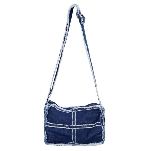 Bolso bandolera de mezclilla para mujer casual