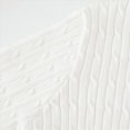 thumbnail image 6 of Cdudpw Girls' Long Sleeve Knitted Cardigan Kids Button Closure Shrug Sweaters Cropped Jacket Tops(M242-White), 6 of 8