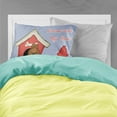 thumbnail image 2 of Dog House Collection Shih Tzu Silver Chocolate Fabric Standard Pillowcase, 2 of 2