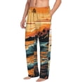 thumbnail image 6 of Sikiie Serene Ocean Sunset Pajama Pants Men, PJ Bottoms, Sleep & Lounge Pants-X-Large, 6 of 6