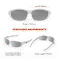 thumbnail image 3 of Sport Wrap Around Polarized Sunglasses for Men Women Running Driving Fishing UV400 Sun Glasses, 3 of 7