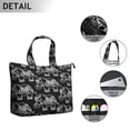 thumbnail image 2 of Boho Abstract Elephant Travel Duffel Bag for Women, Floral Mandala Artistic Pattern Tote with Gentle Giant Design, Lightweight Weekender for Daily Use, 2 of 5