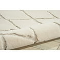 thumbnail image 2 of Nourison  Gleam Diamond Area Rug Ivory 9'3" x 12'9" Polyester Trellis 10' x 14' Indoor N/A Rectangle, 2 of 5