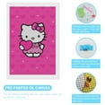 thumbnail image 3 of Diamond Art Kits for Adults Hello Kitty Diamond Art Gem Art Painting Full Drill Round Art Gem Painting Kit for Home Wall Decor Gifts 8"x12", 3 of 7