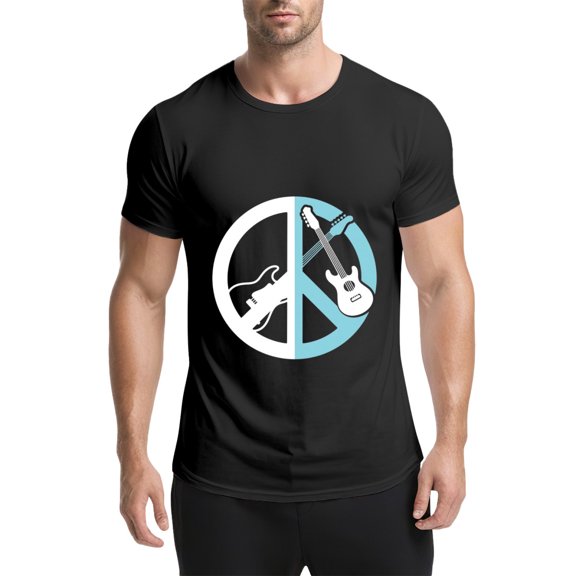 Vintage T Shirt, It's Ok Not To Be Ok, Convertible Print 1,Cotton T-Shirt for Men, 23328519,Black, 3XL