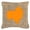 Orange, variant on Sheltie Burlap and Orange Indoor & Outdoor Decorative Fabric Pillow - 18 x 18 in.