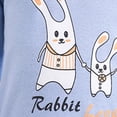 thumbnail image 5 of TOWED22 Toddler Baby Girl Boy Clothes Set 2 Piece Long Sleeve Sweatshirt Tops Elastic Waist Joggers Pants Funny Print Outfits Clothing(Sky Blue,2-3 Y), 5 of 7