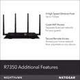 thumbnail image 4 of NETGEAR - Nighthawk R7350 AC2400 Smart WiFi Router, 4 of 8