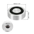 thumbnail image 2 of Uxcell M8 Thread 20mm / 0.8" Dia 10mm Thick Aluminum Circle Disc Glass Top Adapter with Anti-Slip Rubber Ring 4 Pack, 2 of 6