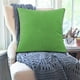 thumbnail image 1 of Funda de almohada bohemia 45x45cm - Doble cara de piel sintética y tela - Funda decorativa para el sofá dormitorio - Café, caqui, verde, azul, 1 of 6