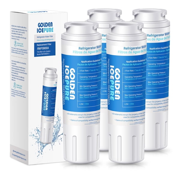 GOLDEN ICEPURE RWF0900A Replacement for MAYTAG UKF8001, Whirlpool Filter 4 EveryDrop EDR4RXD1, KRFC300ESS01, 46-9006, PUR Puriclean II Replacement Wa