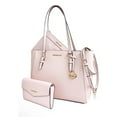 thumbnail image 4 of Michael Kors Women's Leather MK Patten Crossbody Tote Handbag, Powder Blush, 3-Piece, 4 of 8