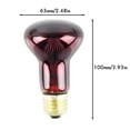 thumbnail image 4 of 60W Infrared Heat Lamp Red Light Glass Heating Lamp Bulb For Lizard Reptile And Amphibian, 4 of 8
