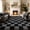 Checkered Black & Gray, variant on UNTIMATY 5'x8' Rugs for Living Room, Fluffy Soft Rugs Carpets for Living Room Bedroom High-Plie Washable Checkered Rugs, Beige & White