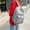 Gray, variant on Boyscolos School Backpack for Unisex Large Corduroy Bookbag Lightweight Laptop Bag for Women Casual High School College Pink One Size