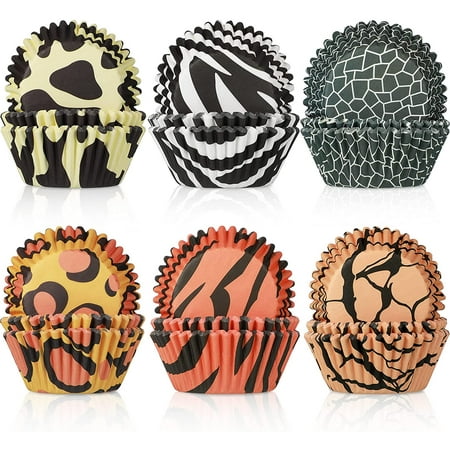 600 Pieces Animal Print Cupcake Liners Leopard Baking Cup Wrappers Zebra  Tiger Giraffe Muffin Standard Sized Muffin Cupcake Decorations for Birthday  Wedding Party Baby Shower Supplies | Walmart Canada
