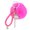 Rose Red, variant on SPRING PARK Women Hollow Ball Pompom Keychain Keyring Car Key Ring Chain Charm Bag Pendant Decor