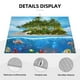 thumbnail image 3 of Fotbe Island And Coral Reef Alfombrilla de Secado para Cocina con Estampado, 18x24 Pulgadas, 3 of 7