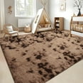 thumbnail image 2 of Garvee 9x12ft Area Rugs, Soft Fluffy Area Rugs Shag Rug Indoor Floor Mat for Living Room Bedroom Decor Carpet, Brown, 2 of 8