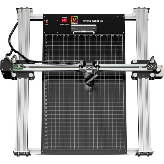 UUNA TEK Original iDraw 2.0 H-Structure Pen Plotter XY Plotter with Base Plate, A3 Working Range
