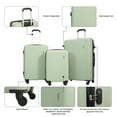thumbnail image 6 of Travelhouse 3 Piece Hardside Luggage Sets Lightweight Suitcase with TSA Lock Spinner Wheels 20in24in28in.（Green）, 6 of 7