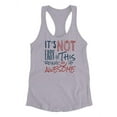 thumbnail image 3 of Not Easy Being This Awesome Racerback Tank Women -Image by Shutterstock, Female x-Large, 3 of 4