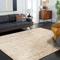 thumbnail image 3 of Safavieh Abstract Delia Distressed Wool Area Rug, Gold/Blue, 2' x 3', 3 of 9
