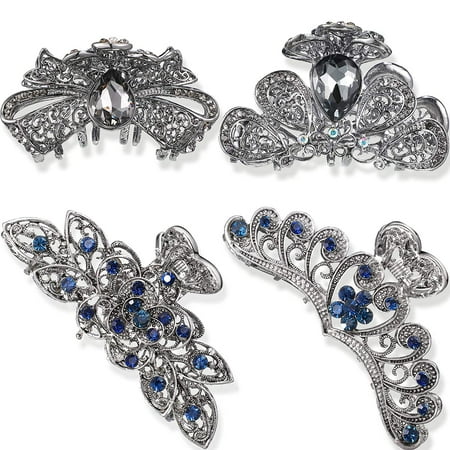 4 Pieces Vintage Metal Rhinestones Hair Claws Clips Crystal Large Medium Size Fancy Hair Clip Women Non-Slip Retro Flowers Metal Hair Catch Barrette Hair Accessories for Women Girls | Walmart Canada 4 Pieces Vintage Metal Rhinestones Hair Claws Clips Crystal Large Medium Size Fancy Hair Clip Women Non-Slip Retro Flowers Metal Hair Catch Barrette Hair Accessories for Women Girls | Walmart Canada