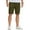 A-army Green, variant on Men Casual Shorts Cotton Stretch Waist Chino Shorts Summer Beach Vacation Travel