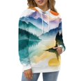 thumbnail image 4 of Nature Forest 3D Print Hoodie Men Women Autumn Thin Pullover Sweatshirt Vintage Streetwear Tops, 4 of 6