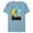 Ocean Blue, variant on Disney Lilo & Stitch Surf’s Up Kauai - Short Sleeve Blended T-Shirt for Adults - Customized-Yellow