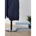 thumbnail image 5 of Proman Proudcts Amber Valet Stand Coat Rack Organizer with Hanger, Trouser Bar, Black, 5 of 7