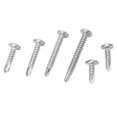 thumbnail image 4 of Tornillo autoperforante Higoodz Juego de Tornillos de cabeza Redonda de Acero inoxidable 304, 4 of 8
