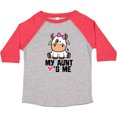 thumbnail image 3 of Inktastic My Aunt Loves Me Girl Cow Girls Toddler T-Shirt, 3 of 5