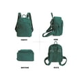 thumbnail image 2 of Gustave Mini Backpack Purse for Women Nylon Lightweight Small Daypack Backpacks Water-Resistant Casual Travel Shoulder Bag Bookbag with Anti-theft Pocket, Green, 2 of 9