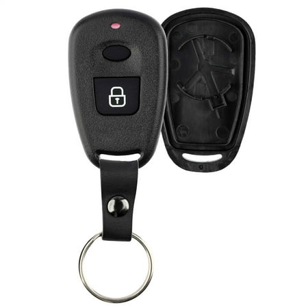 - KeylessOption Keyless Entry Remote Car Key Fob Case Shell Button Pad Cover Leather Strap No Electronics OSLOKA-510T For Hyundai 01-02 Santa Fe 01-03 Elantra