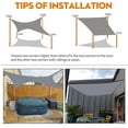 thumbnail image 4 of Stylish Outdoor Furniture Set, Designed For Comfort And Durability With Weatherproof PE Rattan And Rustproof Aluminum Frame (Gray), 4 of 5