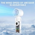 thumbnail image 3 of Portable Handheld Fan With Ice Cooler High Speed 4000mAh Ice Cold Fan for Camping, 3 of 5