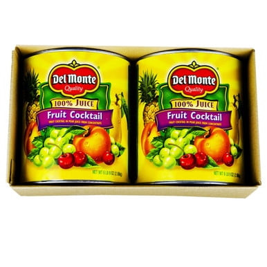 Del Monte In Juice Fruit Cocktail, 105 oz - Case of 6