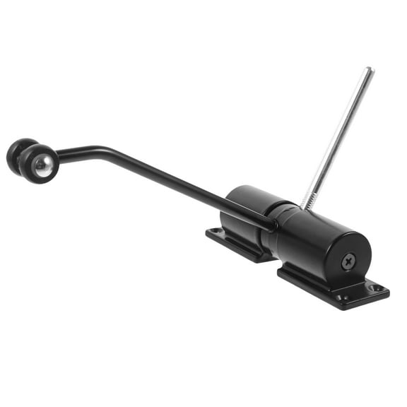 Raindrops 1pc Self-Closing Door Closer Silent Design Door Closer Quiet Gate Closer (Black)