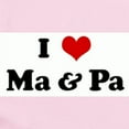 thumbnail image 2 of CafePress - I Love Ma & Pa Infant Bodysuit - Baby Light Bodysuit, Size Newborn - 24 Months, 2 of 4