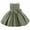 a-Green21782, variant on VNKIDY Girls Kids Solid Color Satin Dress Sleeveless Square Neck Large Bow Back Flared Skirt Formal Party Dress For Party Daily Wear Pink 6-7 Years