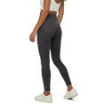 thumbnail image 5 of uublik High Rise Straight Leg Pants for Women Stretchy Pants Pull On Jeggings High Waisted Denim Leggings Casual Pants with Pockets, Dark Gray, 5 of 5