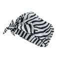 thumbnail image 3 of Bearachild Gorros de baño para ducha Estampado de flores Impermeable Reutilizable Elástico Colorido Universal Largo Sombrero corto Baño Estampado de Juegos de accesorios de baño Raya de cebra Bearachild HA062078-27B, 3 of 6