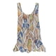 thumbnail image 1 of Cómoda blusa sin mangas con cuello redondo y estampado de gasa para mujer Pompotops  lopia992274, 1 of 8
