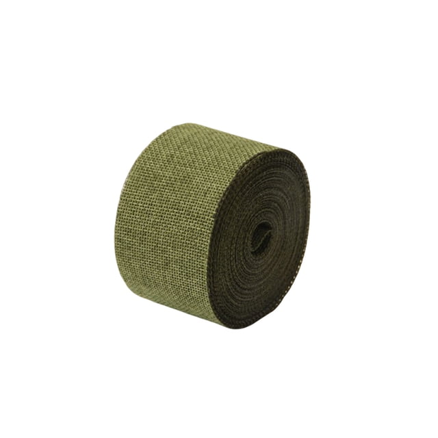 Injueey Cinta de arpillera de 5CM, manualidades DIY de lino, varios colores, rollo de tejido ecológico ligero, decoraciones de fiesta cosidas ajustadas Kits de decoración para fiestas verde oscuro 1 Injueey HA071899-04