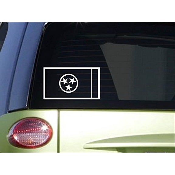 Tennessee State Flag *I083* 8" Sticker decal volunteer state football nashville