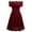 Style 1-Red, variant on Eashery Black Dress Womens Summer Cotton Backless Long Dresses Purple Large