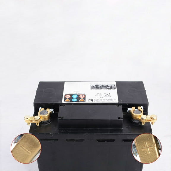 KALLORY 1 Pair High Applications Battery Terminal Set Golden Color Terminal Connectors