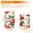 thumbnail image 6 of Yayeee Flameless Candles with Remote Flickering Battery Operated Multi Color Changing, Apples Flower Pattern, 6 of 7